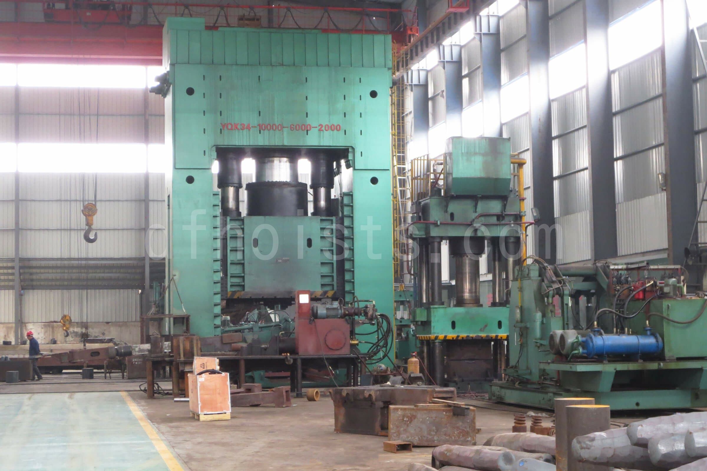 T oil hydraulic press